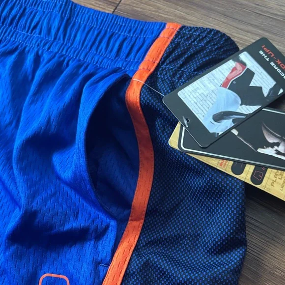 AND1 Blue and Orange Athletic Shorts - Picture 4 of 4